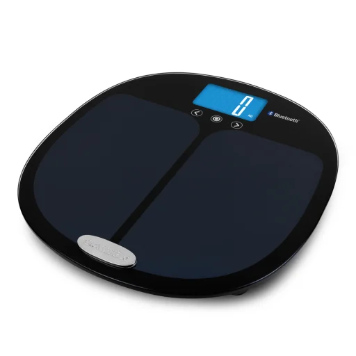 Salter 9192 BK3R Curve Bluetooth okos testelemző fürdőszobai mérleg fekete - 2
