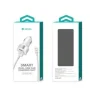 Devia Smart Series duálna USB autonabíjačka s Lightning káblom (MFi) (2,4A, 2 USB) biela thumbnail