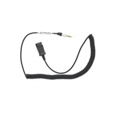 Tellur QD - 3,5 mm 4-pólový jack adaptérový kábel 2,95 m čierny