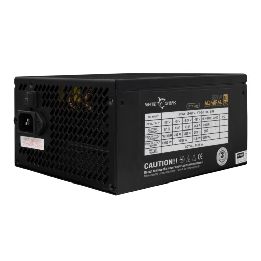 White Shark GPSU-850W Admiral 850W 80+ GOLD plne modulárny ATX napájací zdroj - 1