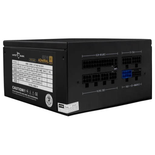 White Shark GPSU-850W Admiral 850W 80+ GOLD plne modulárny ATX napájací zdroj - 2