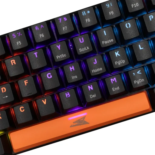 Baracuda BGK-03111 Dolphin Black US mechanická klávesnica s červenými spínačmi - 3
