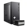 Sbox PCC-12 MicroATX + PSU-400 počítačová skriňa thumbnail