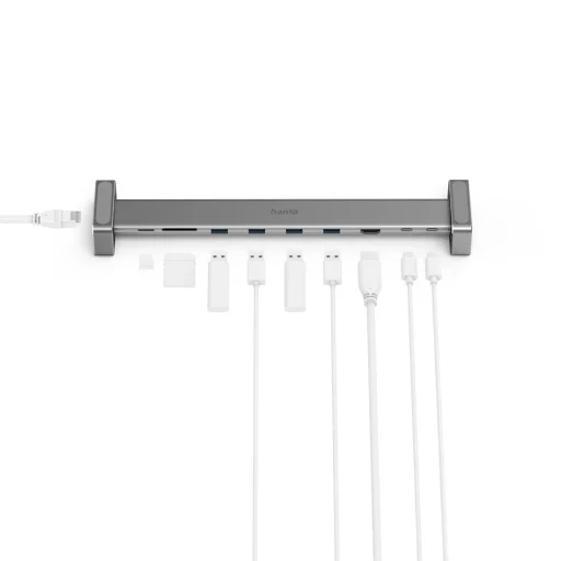 Hama 00200103 USB-C dokovacia stanica s 9 portmi - 2
