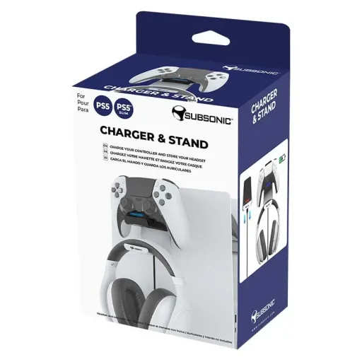 Subsonic nabíjacia stanica pre PS5 ovládač so stojanom na slúchadlá - 7