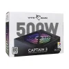 White Shark GPSU-W500F Captain 3 500W 80+ RGB napájací zdroj thumbnail