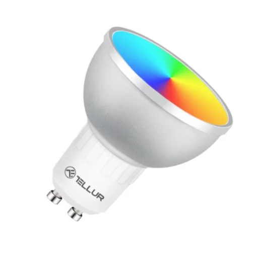 Tellur WiFi LED inteligentná žiarovka GU10, 5W, biela/teplá/RGB, stmievateľná - 1