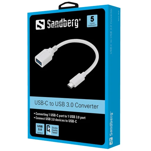 Sandberg 136-05 USB-C – USB 3.0 adaptér - 2