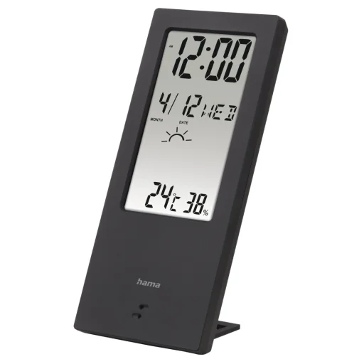 Hama 00186365 TH-140 čierna meteostanica - 1