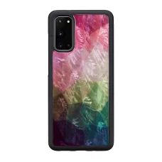 iKins Samsung Galaxy S20 puzdro s motívom vodného kvetu, čierne