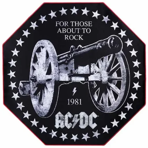 Subsonic Gaming Floor Mat AC/DC podlahová rohož - 1