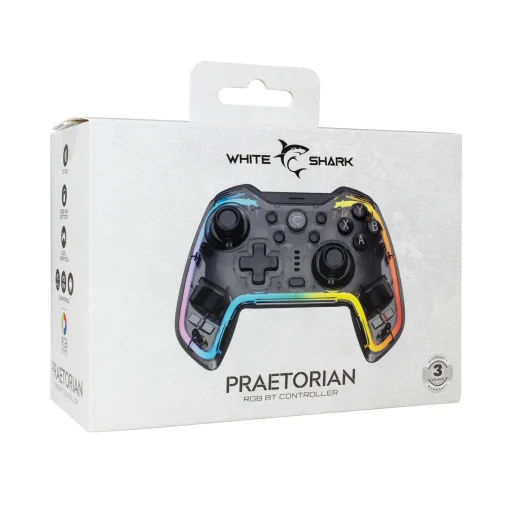 White Shark GPW-8040 Praetorian RGB Bluetooth ovládač - 9