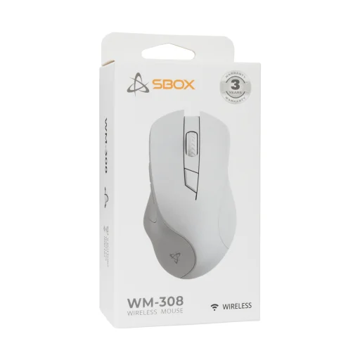 Sbox WM-308 White vezeték nélküli egér - 6