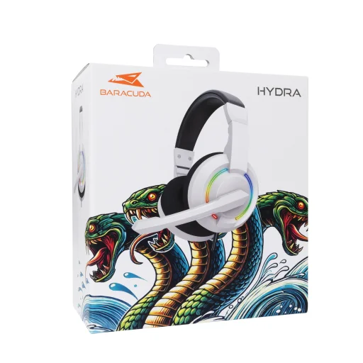 Baracuda BGH-021 Hydra White sztereó gaming headset - 8