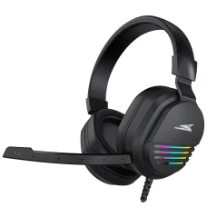 Baracuda BGH-011 Pearl Black sztereó 2.0 gamer fejhallgató mikrofonnal