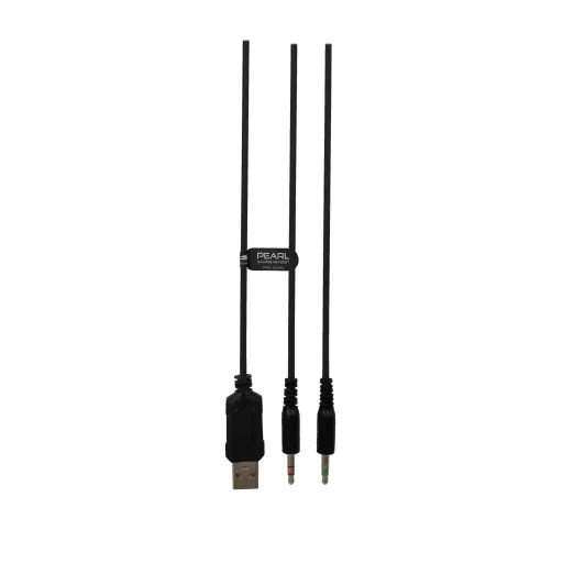 Baracuda BGH-011 Pearl Black sztereó 2.0 gamer fejhallgató mikrofonnal - 3