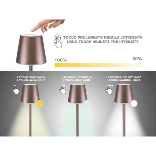 Beper P201UTP103 nabíjateľná stolná lampa - 3