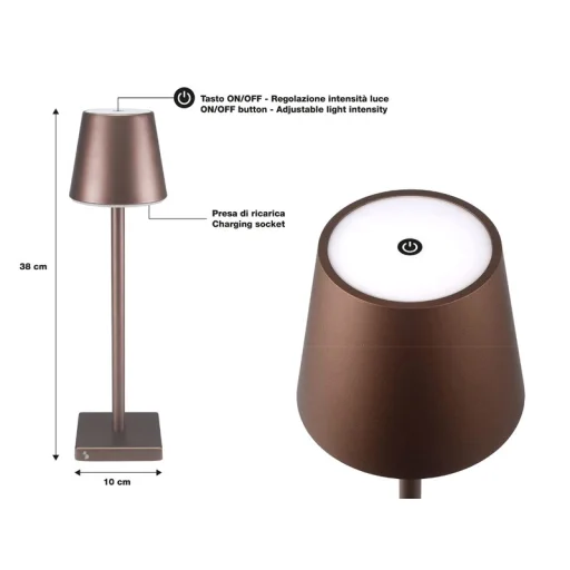 Beper P201UTP103 nabíjateľná stolná lampa - 4
