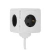 Tellur Power Cube Extended rozbočovač so 4 zásuvkami + 2 USB portmi, 1,5 m káblom, biely thumbnail