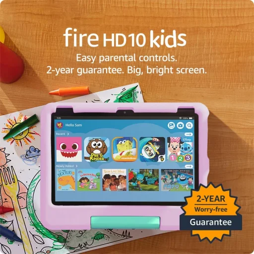 Amazon Fire HD 10 Kids 13. generáció 32 GB 10,1" rózsaszín tablet - 4