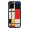 MAN&WOOD puzdro s dreveným vzorom pre Samsung Galaxy S20 Plus, Mondrian Wood Black thumbnail