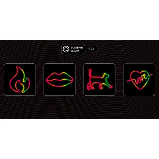 Manta SNL58RGB Stile Neon Light FLAME náladové osvetlenie - 10