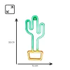 Manta SNL07GNT Style Neon Lights CACTUS zelená/žltá dekoračná lampa thumbnail