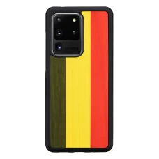 MAN&WOOD Galaxy S20 Ultra reggae black puzdro