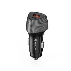 Tellur FCC10 nabíjačka do auta 38W, 6A (PD20W + QC3.0) čierna