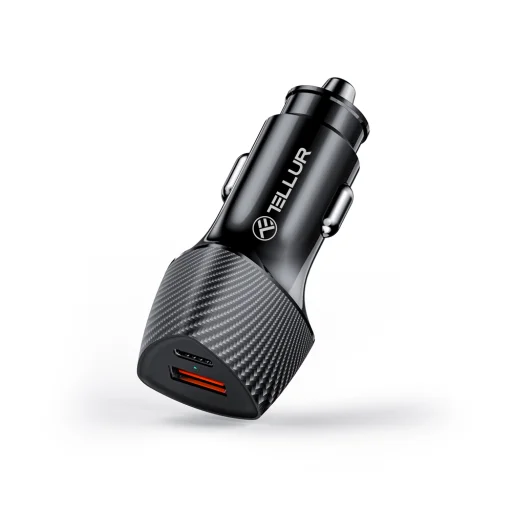 Tellur FCC10 nabíjačka do auta 38W, 6A (PD20W + QC3.0) čierna - 3
