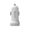 Devia Smart Series sada autonabíjačky s Lightning konektorom, 5V/3.1A, 2 USB, biela thumbnail