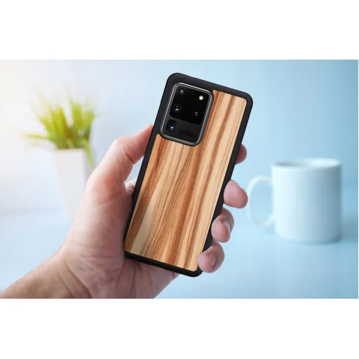 MAN&WOOD cappuccino black puzdro pre Samsung Galaxy S20 Ultra - 4
