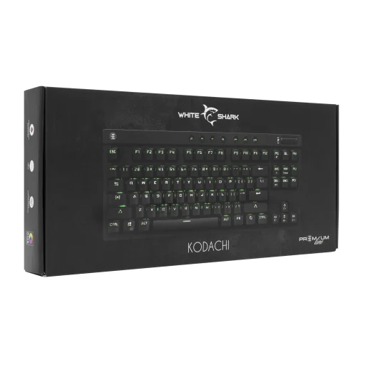 White Shark Premium Line Gaming Keyboard Kodachi ESL-K1 mechanická herná klávesnica - 8