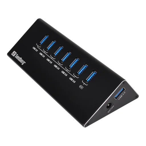 Sandberg 133-82 USB 3.0 Hub 6+1 portový USB rozbočovač - 1