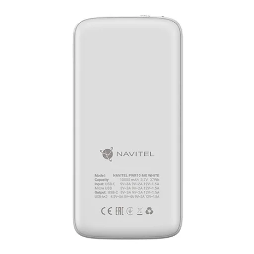 Externá batéria Navitel PWR10 MX White - 6