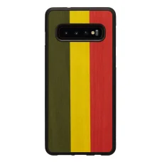 MAN&WOOD Samsung Galaxy S10 flipové puzdro reggae black puzdro