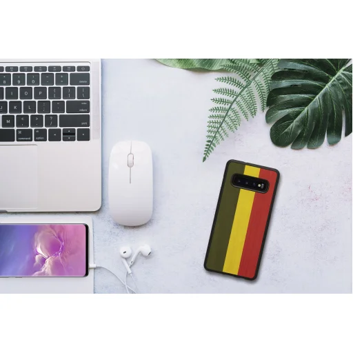 MAN&WOOD Samsung Galaxy S10 fliptok reggae black tok - 4
