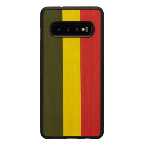 MAN&WOOD Samsung Galaxy S10 fliptok reggae black tok - 1