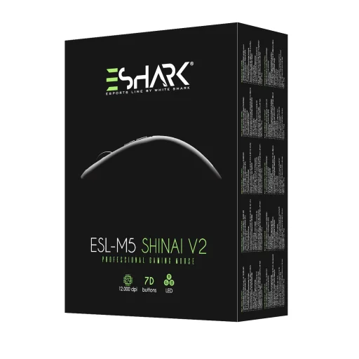 eShark ESL-M5 Shinai-V2 gaming egér - 6
