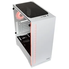 Zalman S5 White ATX počítačová skriňa s RGB ventilátormi