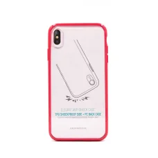 Devia Elegant nárazuvzdorné puzdro iPhone XS Max (6.5) červené