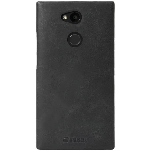 Krusell Sunne Cover Sony Xperia L2 vintage čierne puzdro - 1
