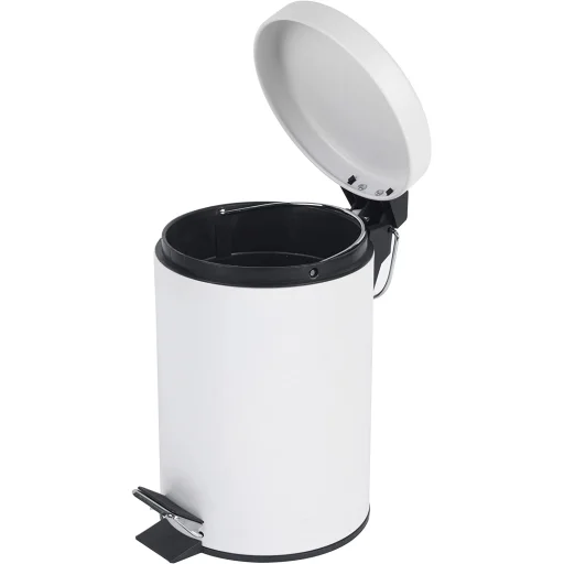 Beldray LA038098WHT2FPEU7 3-litrový pedálový kôš s tichým zatváraním, biely - 4