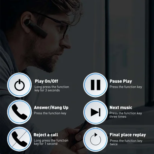 Tellur Vox 40 Bluetooth headset čierny - 3