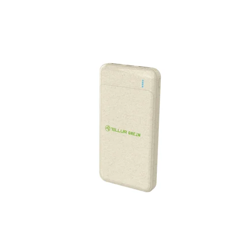 Tellur PD103 Green powerbanka 10000mAh, 2xQC3.0 + PD 18W krémová - 1