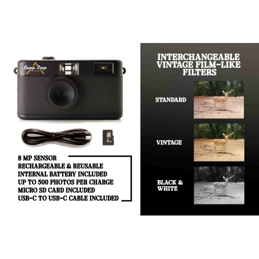 Digitálny fotoaparát Camp Snap CS-V105-BK-WW Black - 9