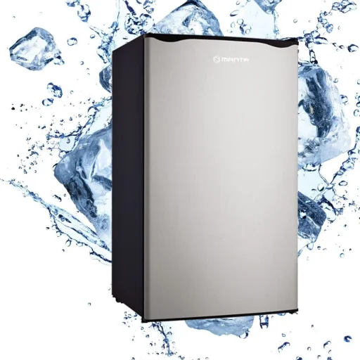 Manta MM520PS hűtőszekrény 91L ezüst inox/fekete - 5