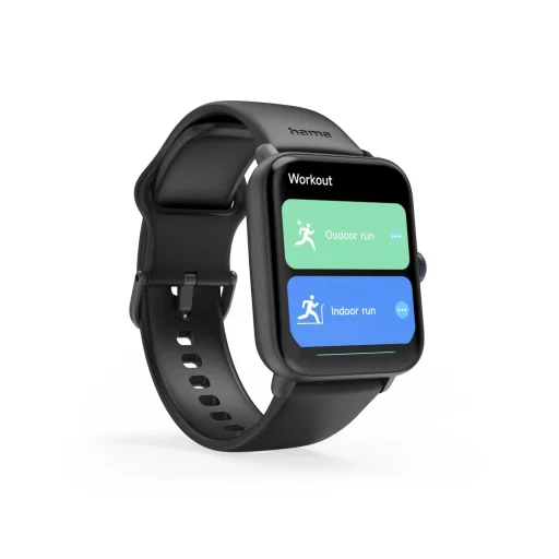 Hama 00178619 Smartwatch 6010 Black okosóra - 5
