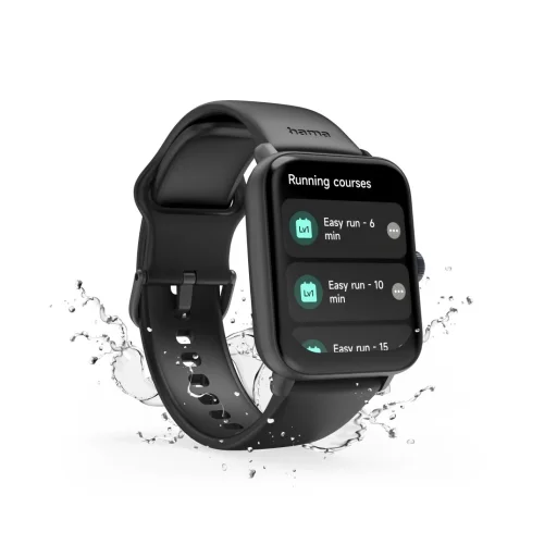 Hama 00178619 Smartwatch 6010 Black okosóra - 7