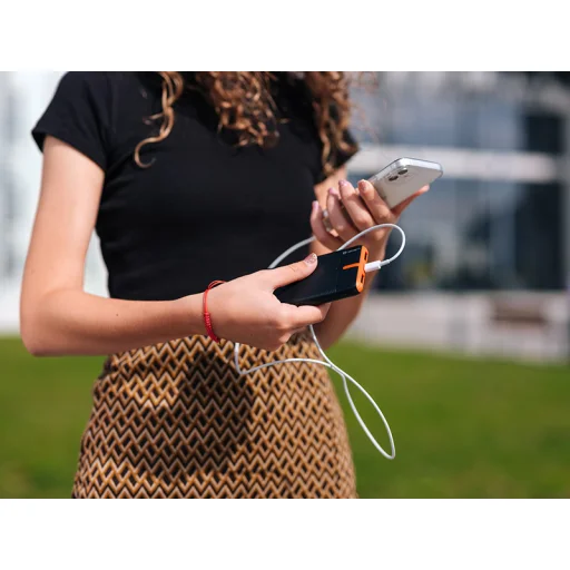 Tracer 47513 EnerGo 10000mAh Power Bank čierna/oranžová - 5